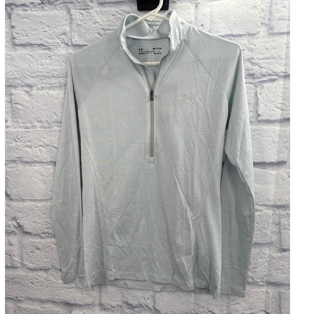 NWT Women's Under Armour 1/2 Zip Twist Grey Small